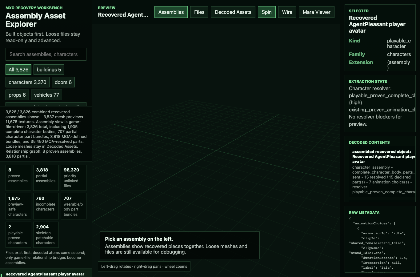 Clothing Item GOID RSI Selector Join