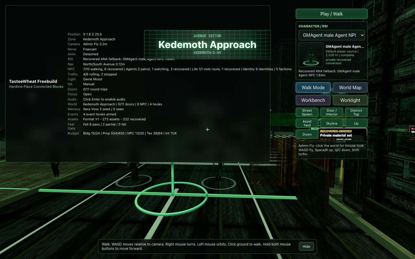 084 Before District Block Street Level screenshot from the Freebuild preview