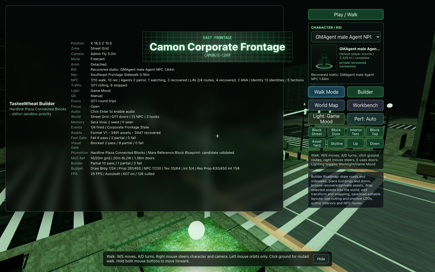 NPC Life screenshot from the Freebuild preview