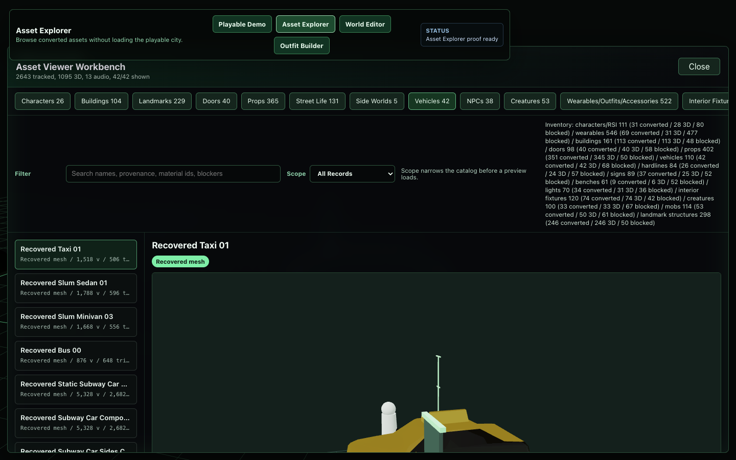 Asset Browser Preview screenshot