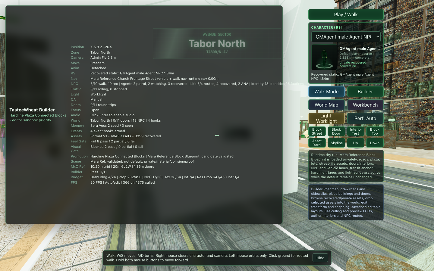 Mara Candidate Runtime Dry Run screenshot from the Freebuild preview